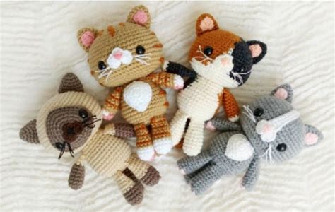 Cat Crochet Patterns You'll Love To Try | The WHOot | Crochet cat pattern, Crochet toys patterns ...