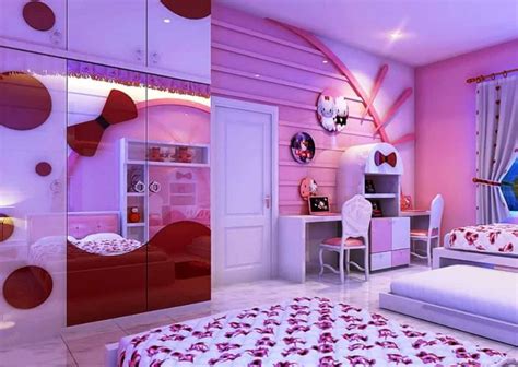 25 Adorable Hello Kitty Bedroom Decoration Ideas for Girls