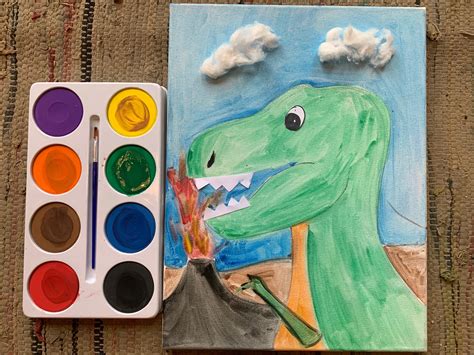 Dinosaur Painting Kit| Ages 4-10 | Artissima Studio