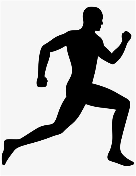 Running Man Silhouette Clip Art Free At Getdrawings - Running Man Png Vector PNG Image ...