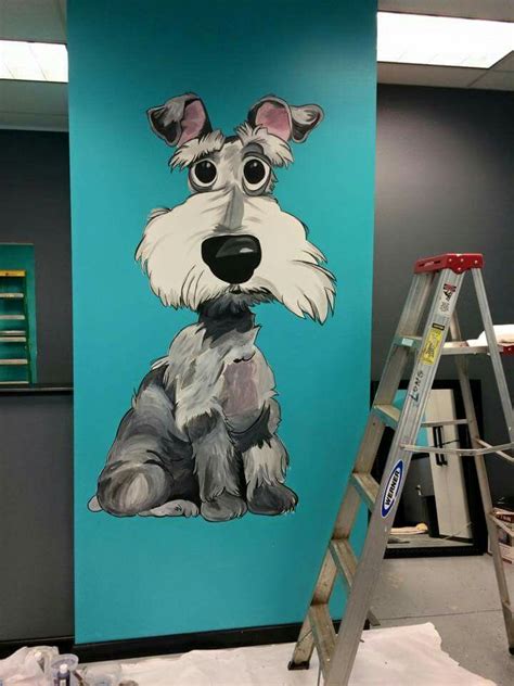 Dog wall art | Clinica veterinária, Salões de tosa de cães, Fotos de animais fofos