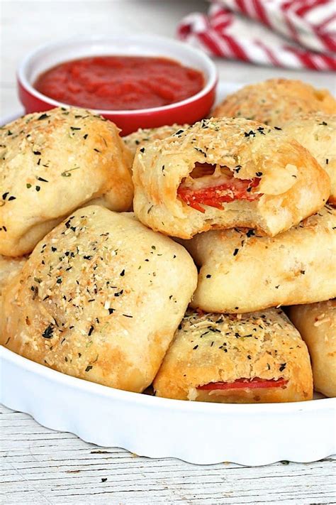 Stuffed Pizza Rolls - The BakerMama