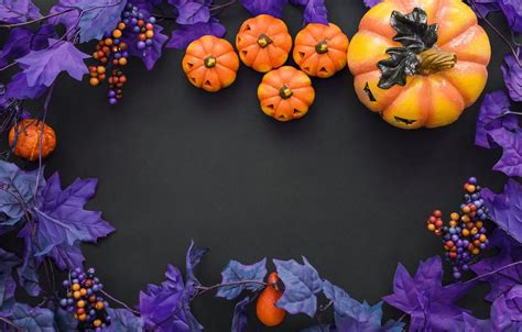 Halloween Purple And Orange Wallpapers - Wallpaper Cave