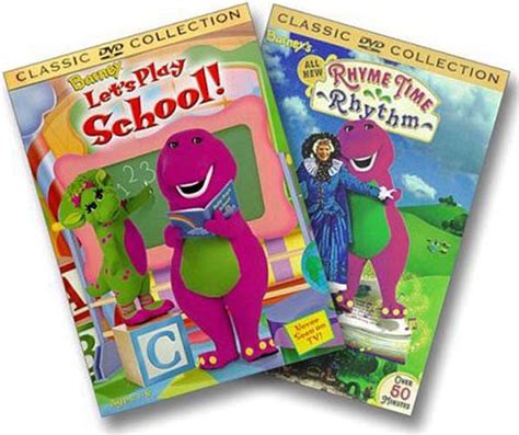 Barney DVD Collection (Barney's Let's Play School/Barney's Rhyme Time Rhythm) (2 Pack) on DVD Movie