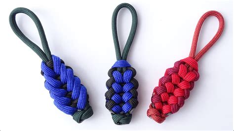 Make a Sanctified Knot Paracord Keychain with Closed Keychain Loop - CBYS Paracord Tutorial ...