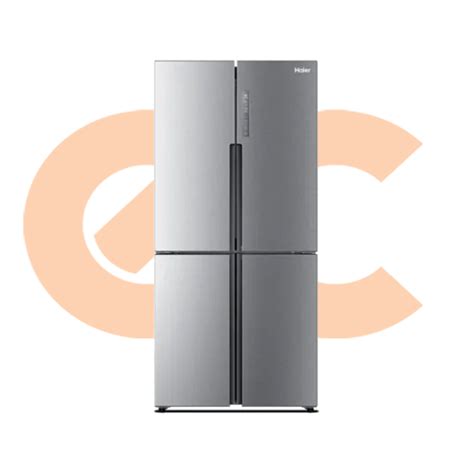 Refrigerator HAIER 502 liter Free Stand Inverter Digital 4 Doors Silver ...