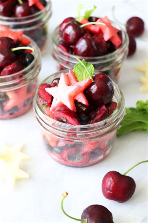 CHERRY APPLE FRUIT SALAD | Healthy Grocery Girl