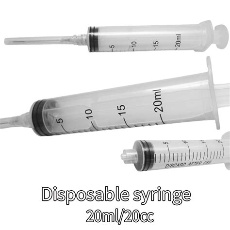 Disposable syringe 20ml/20cc | Lazada PH