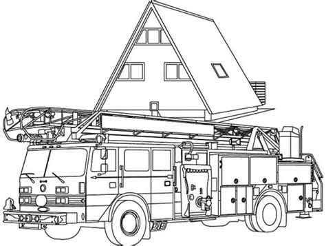 Big Fire Truck Pages Coloring Pages