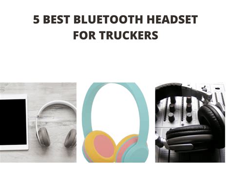 5 Best Bluetooth Headset for Truckers (2022 reviews) - Guide Dekh News
