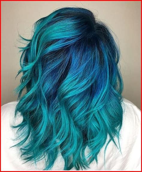 Turquoise Blue Hair Color | Hair color unique, Hair color crazy, Bright ...