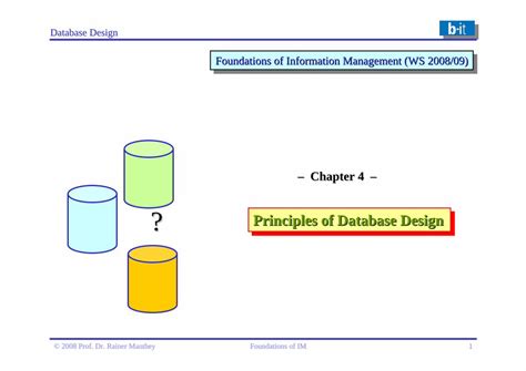 (PDF) Database Design - uni-bonn.de...Database Design PrinciplesPrinciples of Database Designof ...