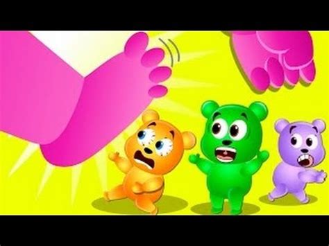 Mega Gummy Bear Giant Finger Family Rhyme For Kids Gummy bear crying Ice cream funny - YouTube