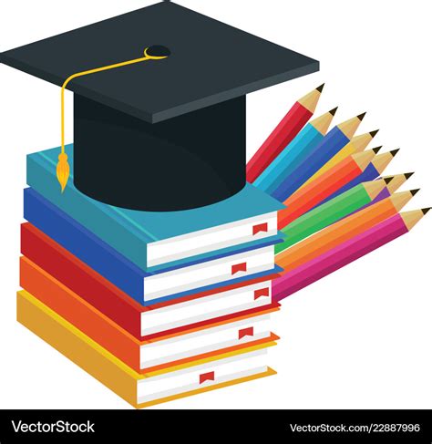 School books cartoon Royalty Free Vector Image