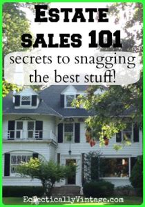 Estate and Yard Sale Tips - The Homestead Survival