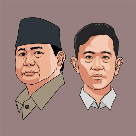 Illustration of Prabowo and Gibran, 2024 Indonesian Presidential ...