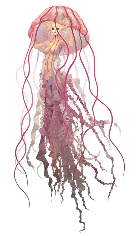 A collection of jellyfish mermaids I've found all over the Internet | Mythical creatures art ...