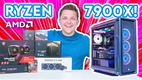 Ultimate AMD Ryzen 9 7900X Gaming PC Build! [Is Ryzen 7000 Worth It ...