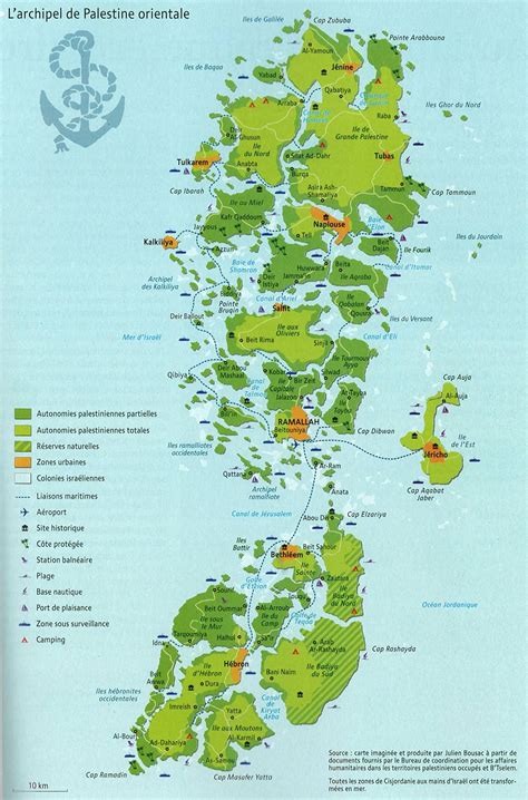 Palestine's West Bank Archipelago - Brilliant Maps