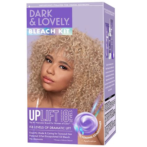 Buy SoftSheen-Carson Dark and Lovely Uplift Hair Bleaching Kit for Dark Hair, Bleach Blonde Hair ...