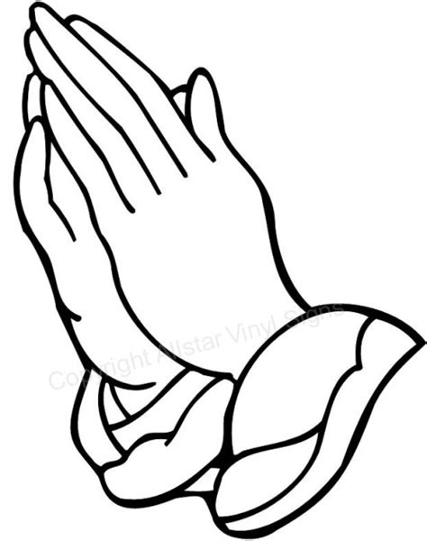 Images Of A Praying Hand - Cliparts.co