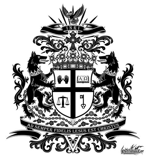 Family Crest Custom Design, Coat of Arms, Christian Heraldry ArtStation ...