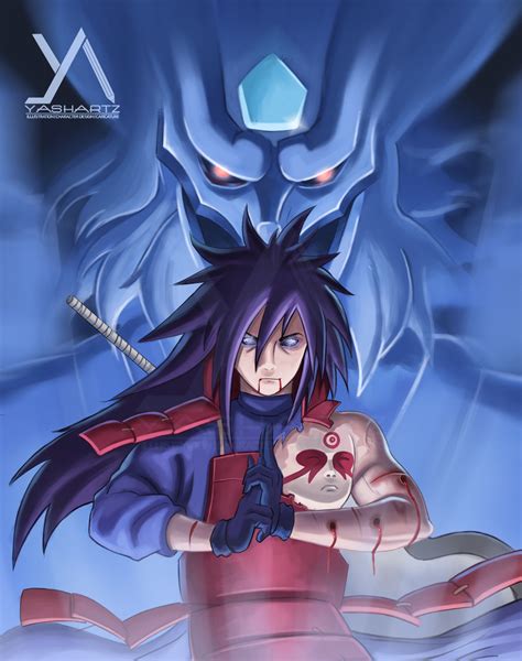 ArtStation - Uchiha Madara and his Perfect Susanoo, Yash Shetye Sasuke ...