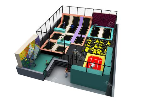 Attractive Indoor Fun Trampoline Park For Kids And Adults