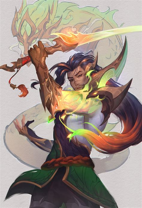 ArtStation - Truth Dragon Yasuo