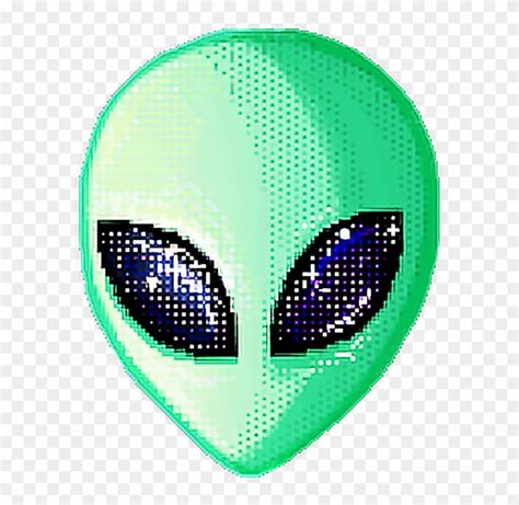 Pixel 8bit Thirdeye Alien Rad Tumblr Aesthetic - Alien 8 Bit Png ...