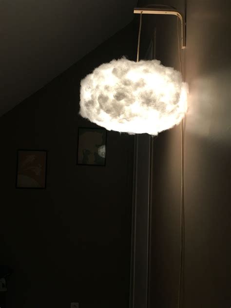 DIY cloud lamp to bring sweet dreams to a baby