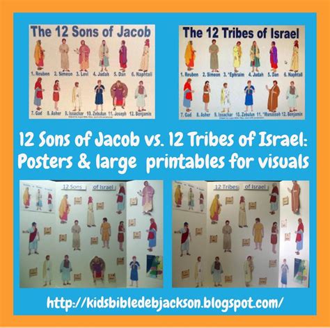 Jacob's 12 sons | Sons of jacob, 12 tribes of israel, Bible class activities