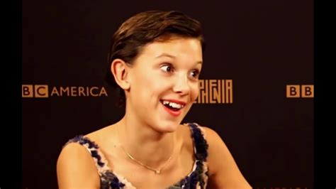 Millie Bobby Brown interview on being a quick learner and meeting Celebrities - YouTube