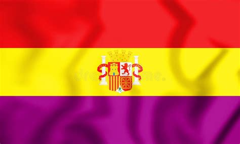 Spanish Republic Historical Flag and Coat of Arms, Spain, 1931-1939 Stock Vector - Illustration ...