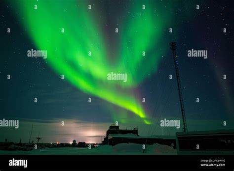 Aurora borealis in Churchill, Manitoba, Canada Stock Photo - Alamy