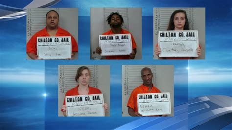 Chilton County drug search results in five arrests