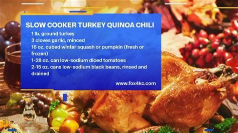 Morning Show Recipe: Slow cooker turkey quinoa chili - YouTube