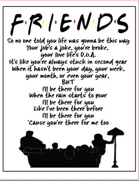 Ill Be There For You Song Lyrics - stylingidea