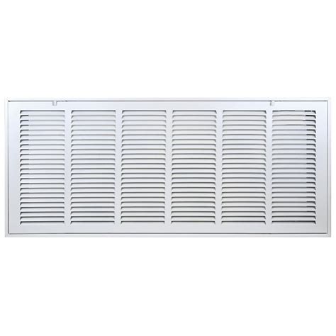 Venti Air 30 in. x 12 in.Return Air Filter Grille in White-HFG3012 - The Home Depot