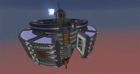 Justice League Vol. 2 Satellite Watchtower Minecraft Map