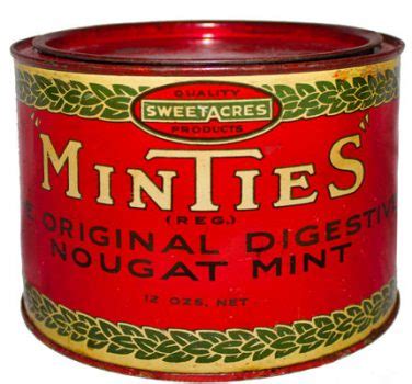 Minties invented by Sweetacres - Australian food history timeline