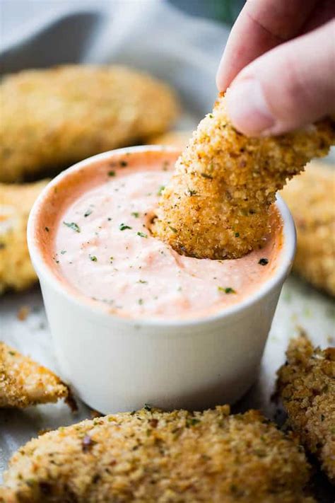 Baked Chicken Tenders with Chili Yogurt Sauce | Diethood | Diethood | Bloglovin’