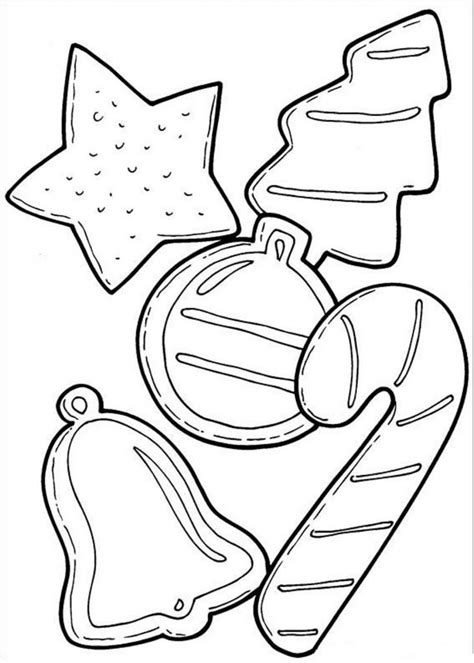 Christmas Cookies Coloring Pages