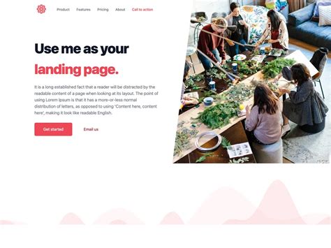 React Landing Page Template 2021 | Tailwind Resources