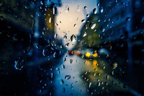 Rain On Window Royalty-Free Stock Photo