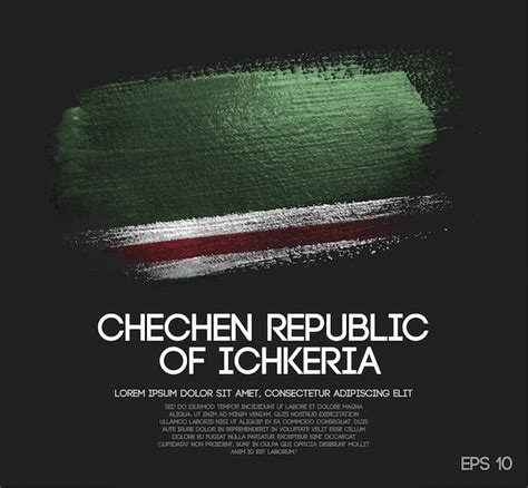 Premium Vector | Chechen republic of ichkeria flag