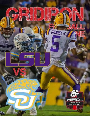 LSU vs Southern University Photo Book by Gridiron Football - Issuu