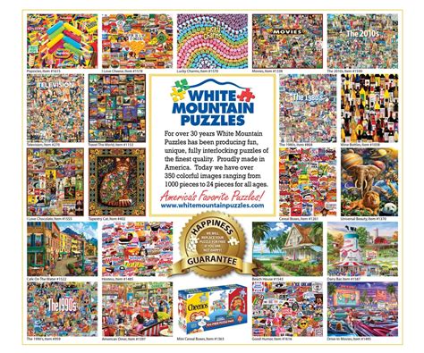 1,000 Piece Puzzles - Unique Jigsaw Puzzles – White Mountain Puzzles