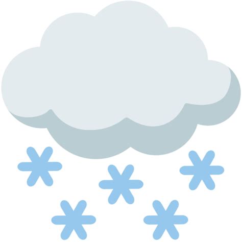 🌨 Nube Con Nieve Emoji | Copiar & Pegar | Significado & Imagenes