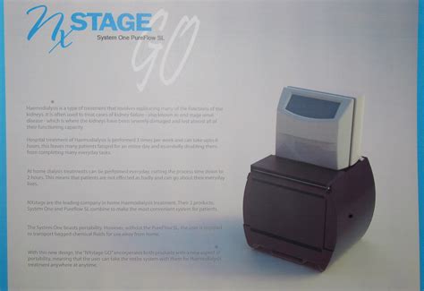 NXstage GO - Portable Dialysis Machine by Samuel Johnson at Coroflot.com